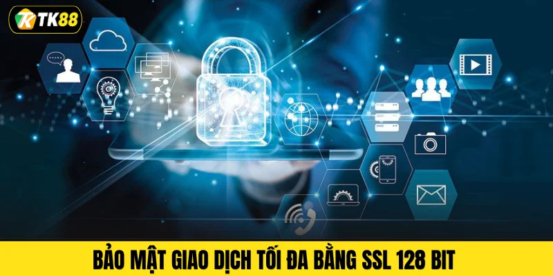 Bảo mật giao dịch tối đa bằng SSL 128 bit 