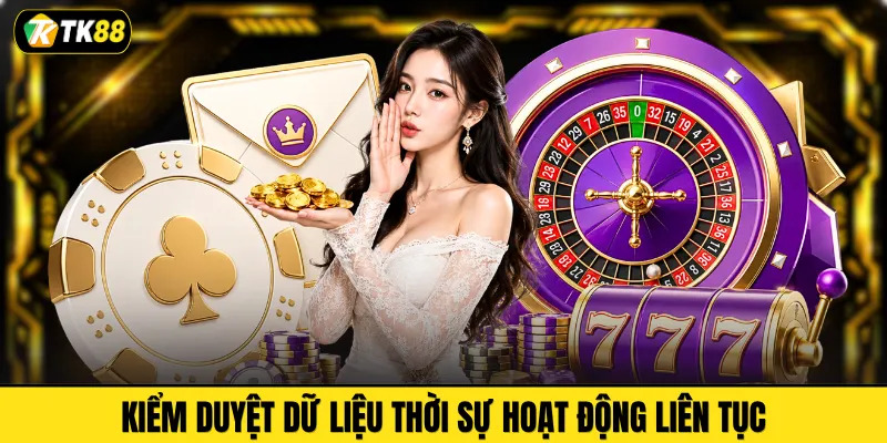 Kiểm duyệt dữ liệu thời sự hoạt động liên tục