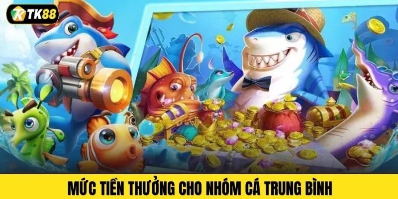 Mức tiền thưởng cho nhóm cá trung bình