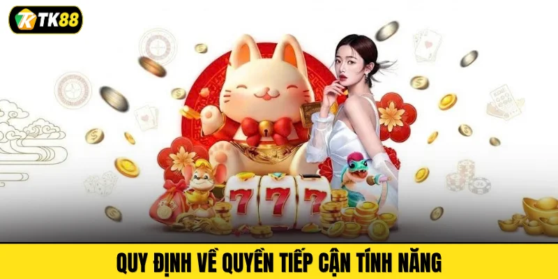 Quy định về quyền tiếp cận tính năng